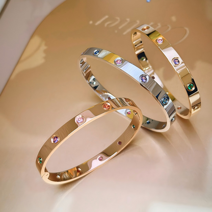 [Rosla]2026 RAINBOW LOVE BRACELET 6.1MM  10 DIAMONDS