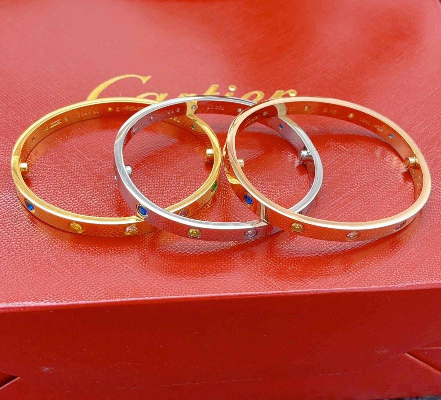 [Rosla]2026 RAINBOW LOVE BRACELET 6.1MM  10 DIAMONDS
