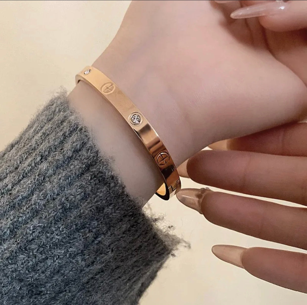 [Rosla]2026 RAINBOW LOVE BRACELET 6.1MM  10 DIAMONDS