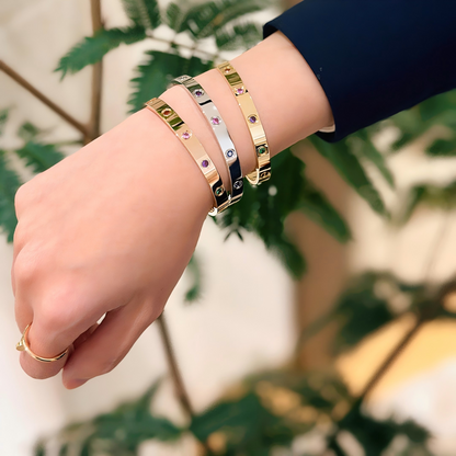 [Rosla]2026 RAINBOW LOVE BRACELET 6.1MM  10 DIAMONDS