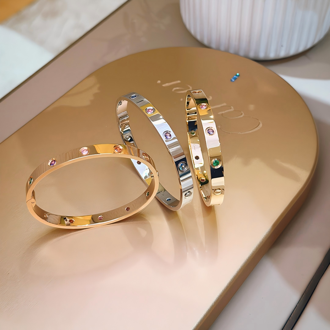[Rosla]2026 RAINBOW LOVE BRACELET 6.1MM  10 DIAMONDS