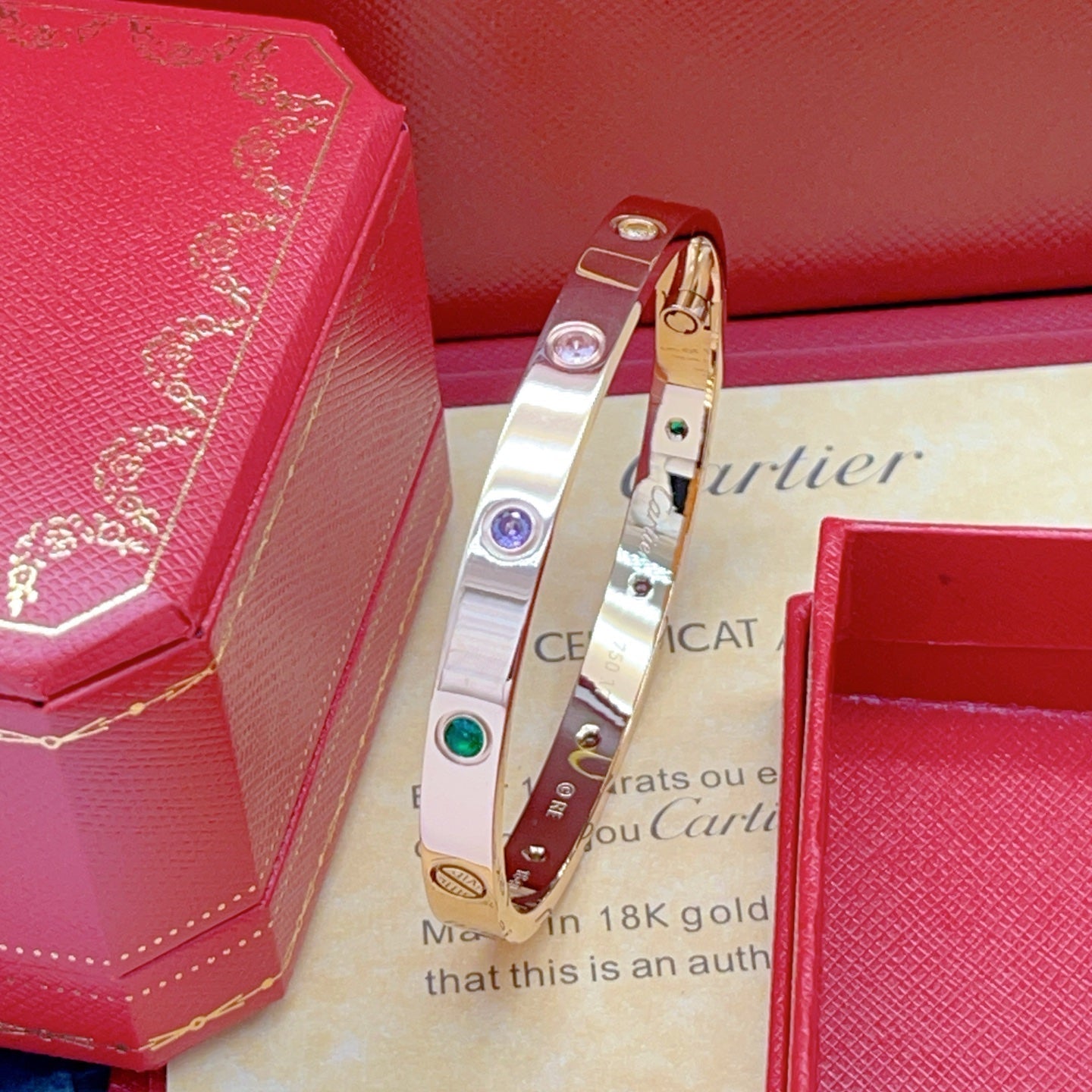 [Rosla]2026 RAINBOW LOVE BRACELET 6.1MM  10 DIAMONDS