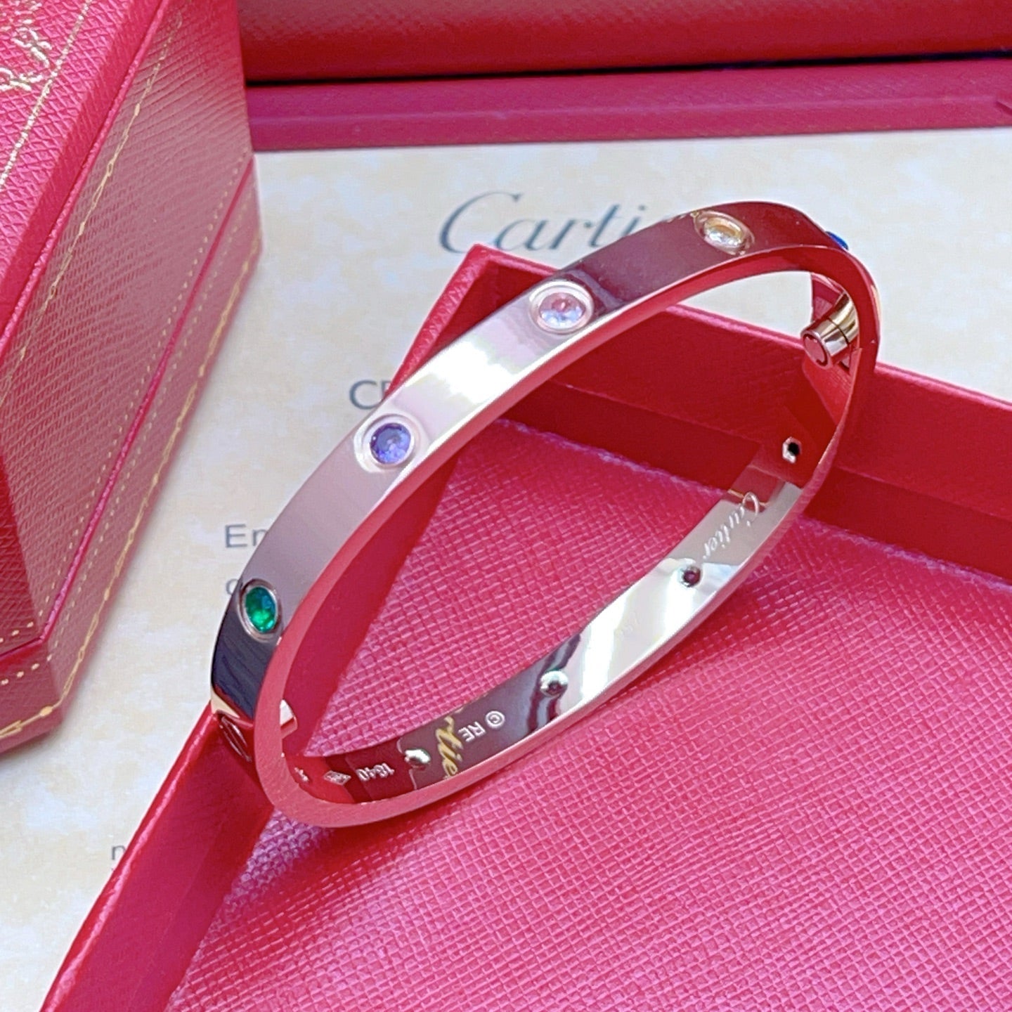[Rosla]2026 RAINBOW LOVE BRACELET 6.1MM  10 DIAMONDS