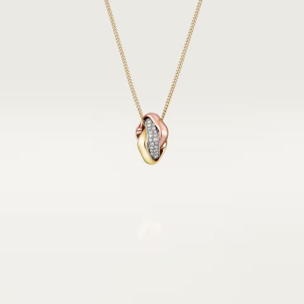 [Rosla]TRINITY CUSHION NECKLACE COLLECTION