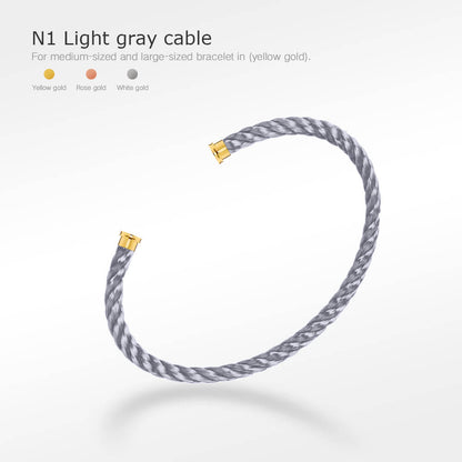[Rosla]FORCE SERIES BRACELET CABLES 50 CHOICES (DIY SELECTION)