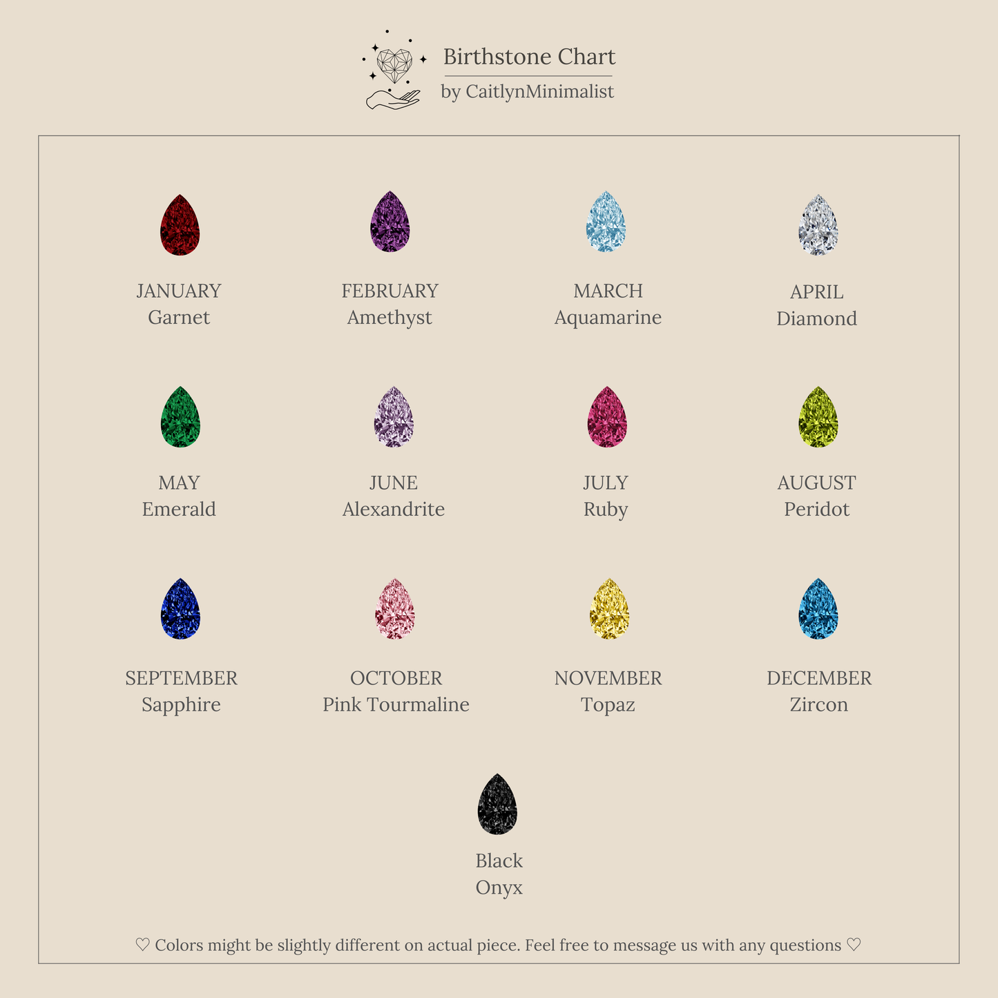 Duo Layered Birthstone Necklace