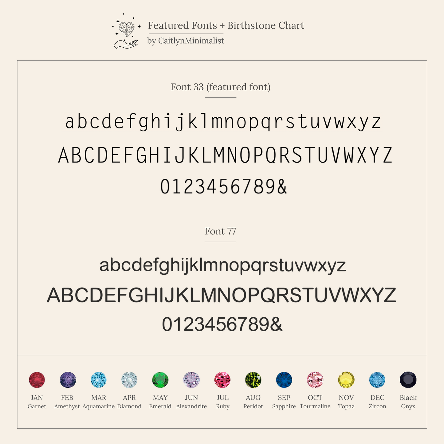 Duo Initial Birthstone Tennis Ring