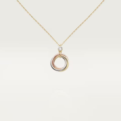 [Rosla]TRINITY  NECKLACE 1 DIAMOND