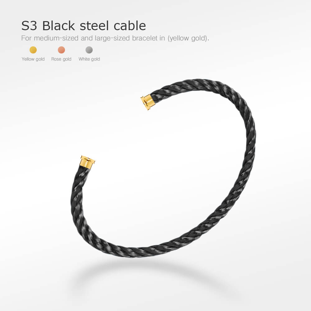 [Rosla]FORCE SERIES BRACELET CABLES 50 CHOICES (DIY SELECTION)