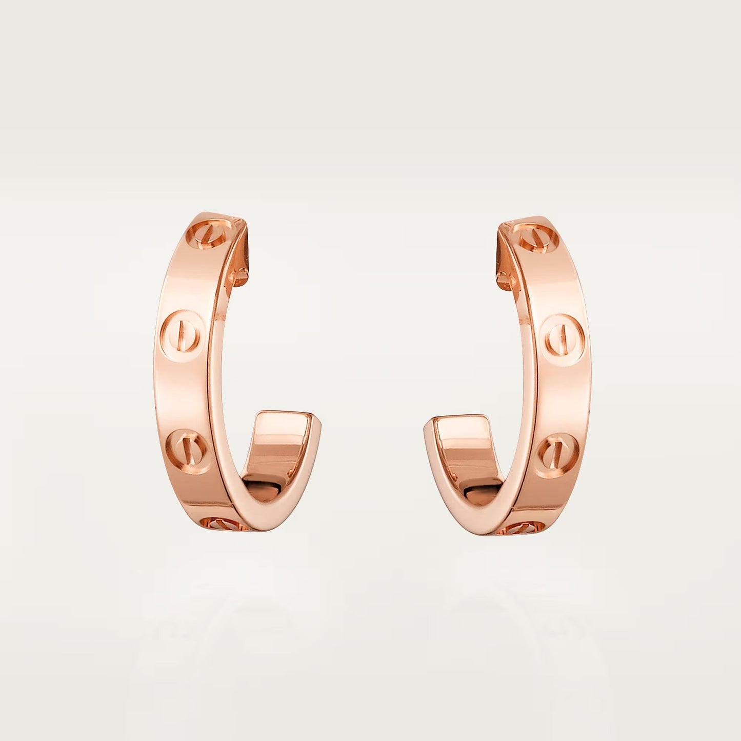 [Rosla]LOVE EARRINGS 2.65 MM NO DIAMOND SMALL