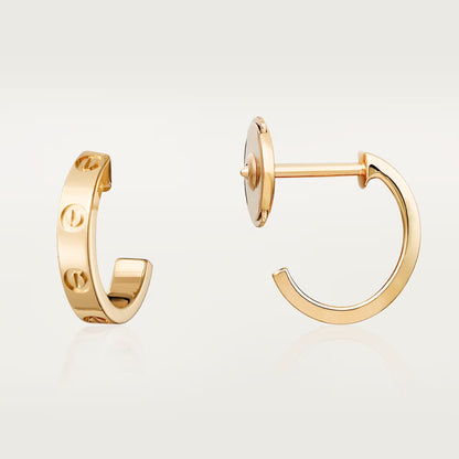 [Rosla]LOVE EARRINGS 2.65 MM NO DIAMOND SMALL