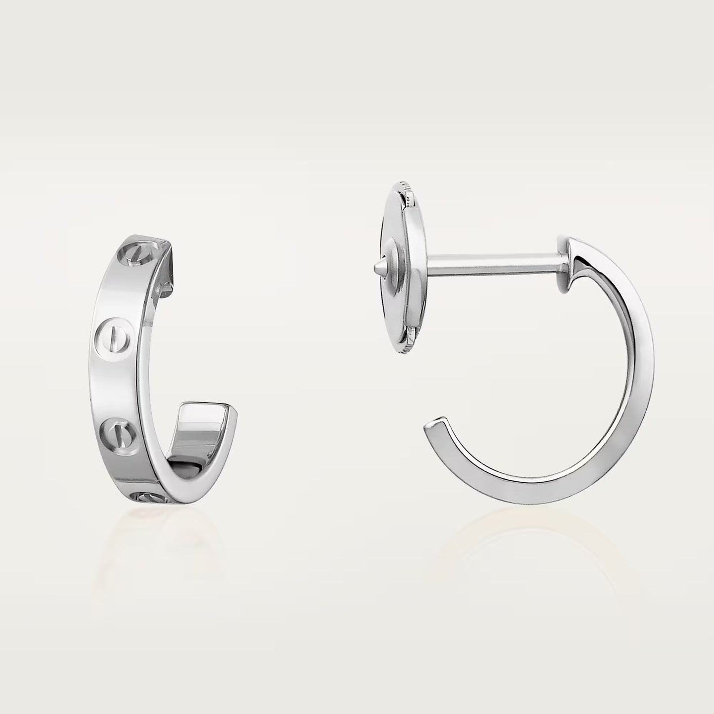 [Rosla]LOVE EARRINGS 2.65 MM NO DIAMOND SMALL