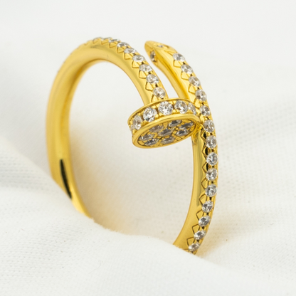 [Rosla]JUSTE RING 1.8MM GOLD DIAMONDS