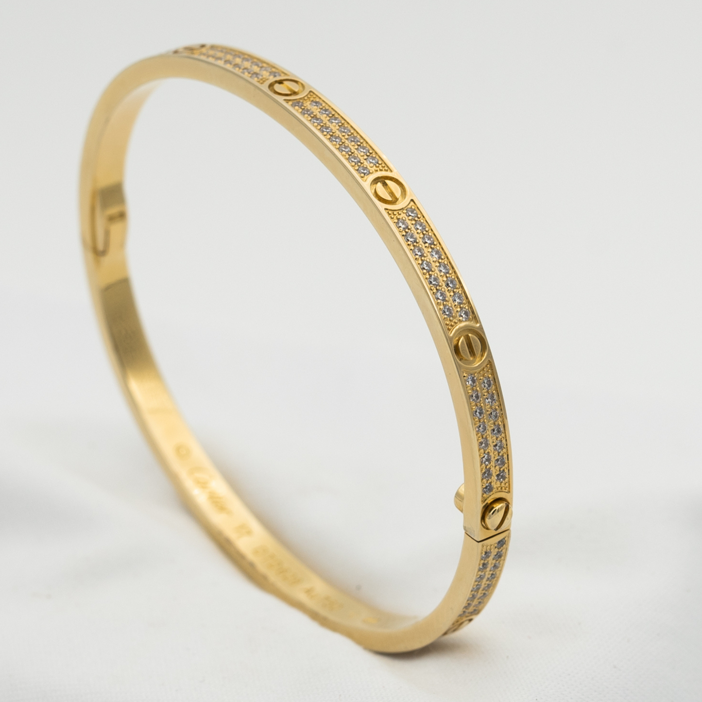 [Rosla]LOVE BRACELET 3.65MM DIAMOND-PAVED