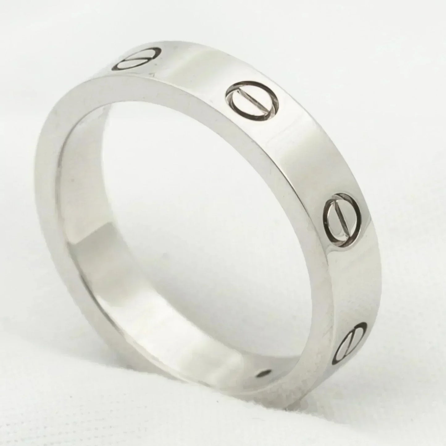 [Rosla]LOVE RING 4MM 1 DIAMOND SILVER