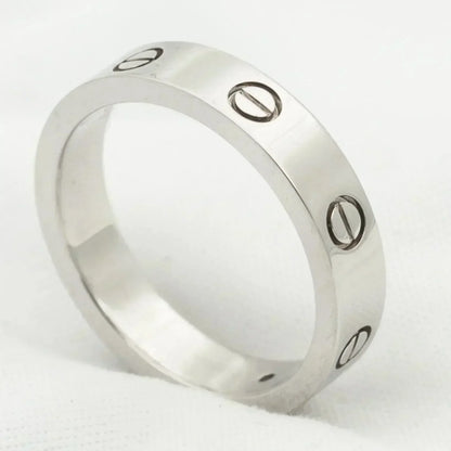 [Rosla]LOVE RING 4MM 1 DIAMOND SILVER
