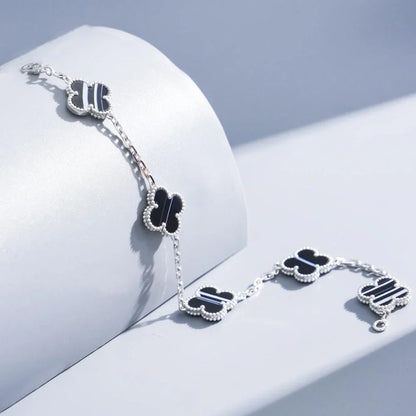 [Rosla] CLOVER 5 MOTIF PULSAR STONE BRACELET COLLECTION