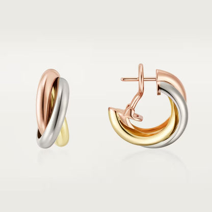 [Rosla]TRINITY ON DIAMOND CLASSIC EARRINGS