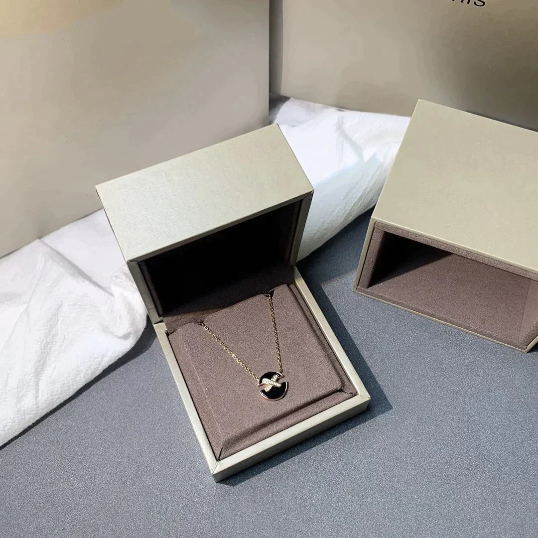 [Rosla]JEUX DE ROSE GOLD DIAMOND NECKLACE