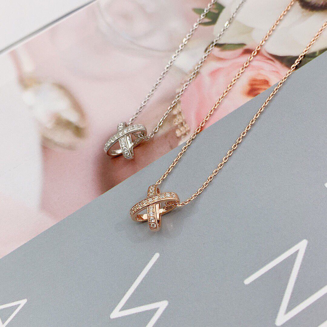 [Rosla]JEUX DE DIAMOND NECKLACE