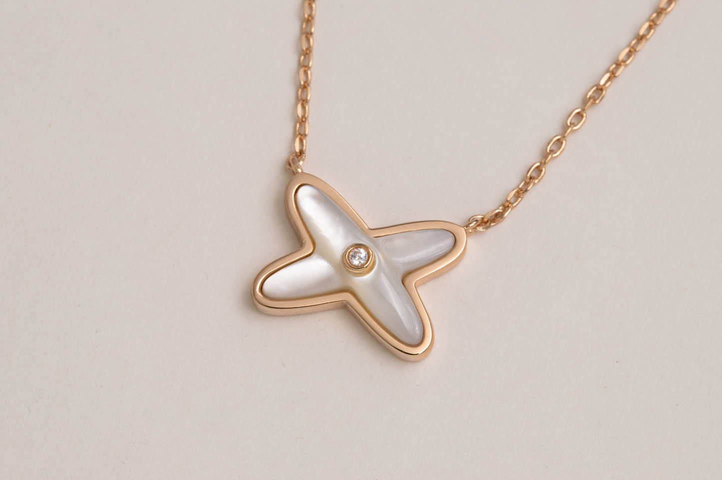 [Rosla]JEUX DE NECKLACE 1 DIAMOND