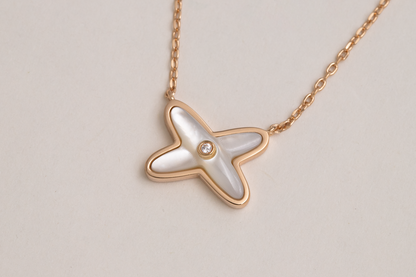 [Rosla]JEUX DE NECKLACE 1 DIAMOND