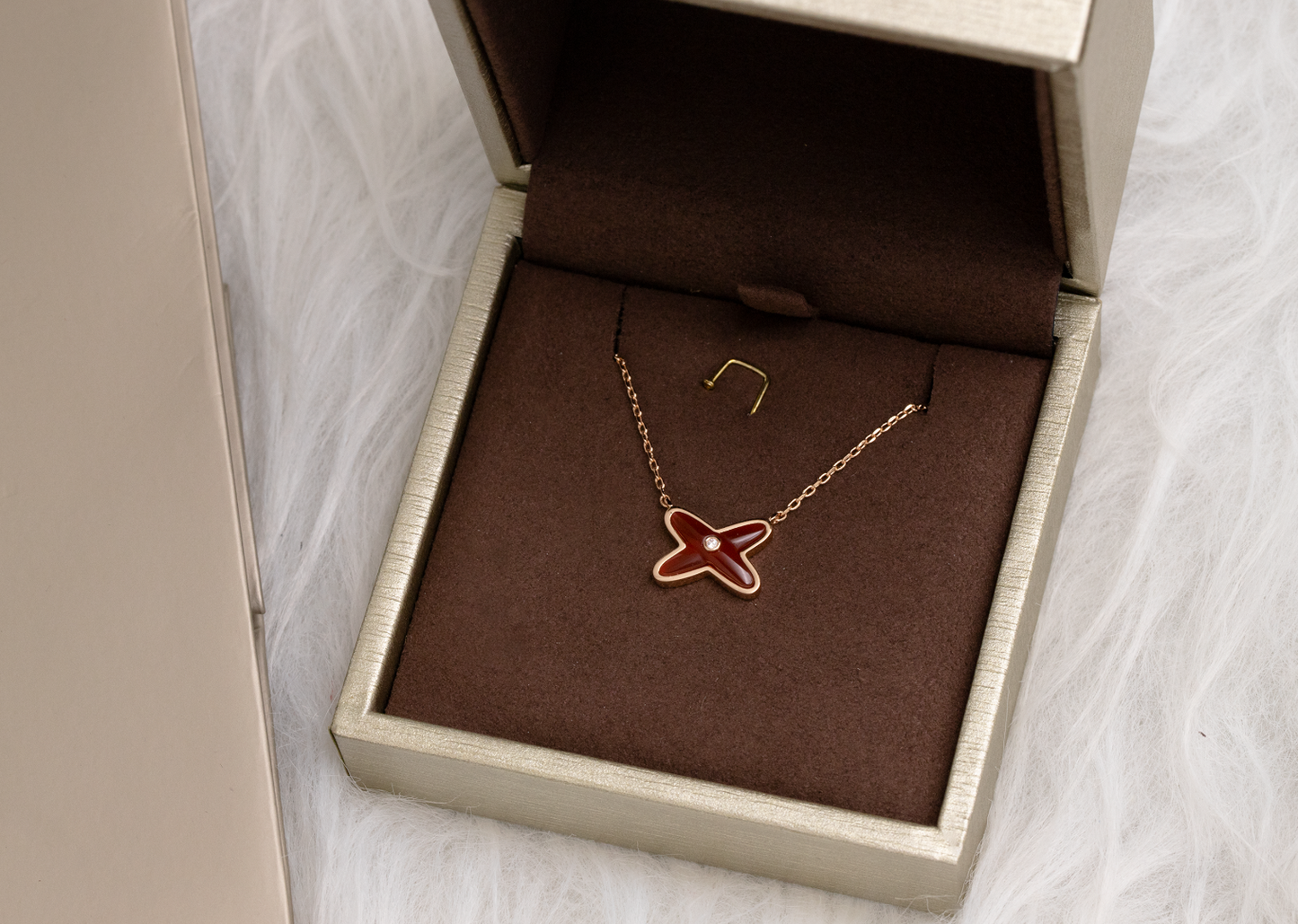 [Rosla]JEUX DE NECKLACE 1 DIAMOND