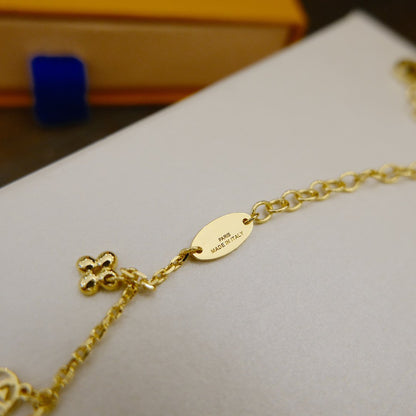 [Rosla]BLOOMING SUPPLE NECKLACE BRASS