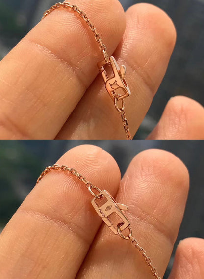 [Rosla]BLOSSOM PENDANT PINK GOLD AND DIAMOND