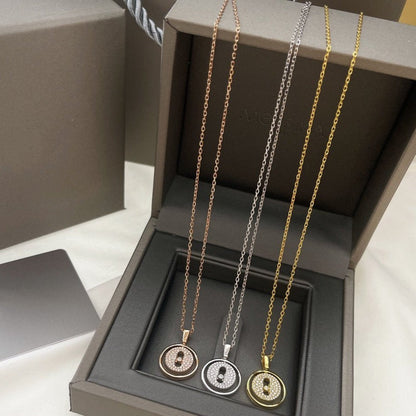 [Rosla]LUCKY MOVER PM PAVED NECKLACE