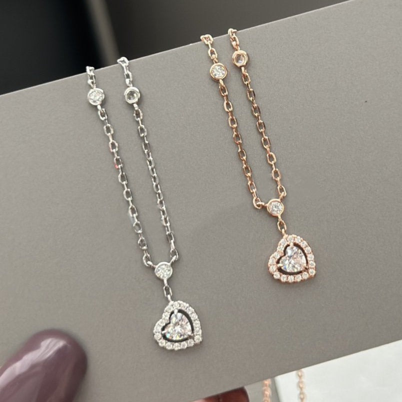 [Rosla]JOY HEART DIAMOND NECKLACE