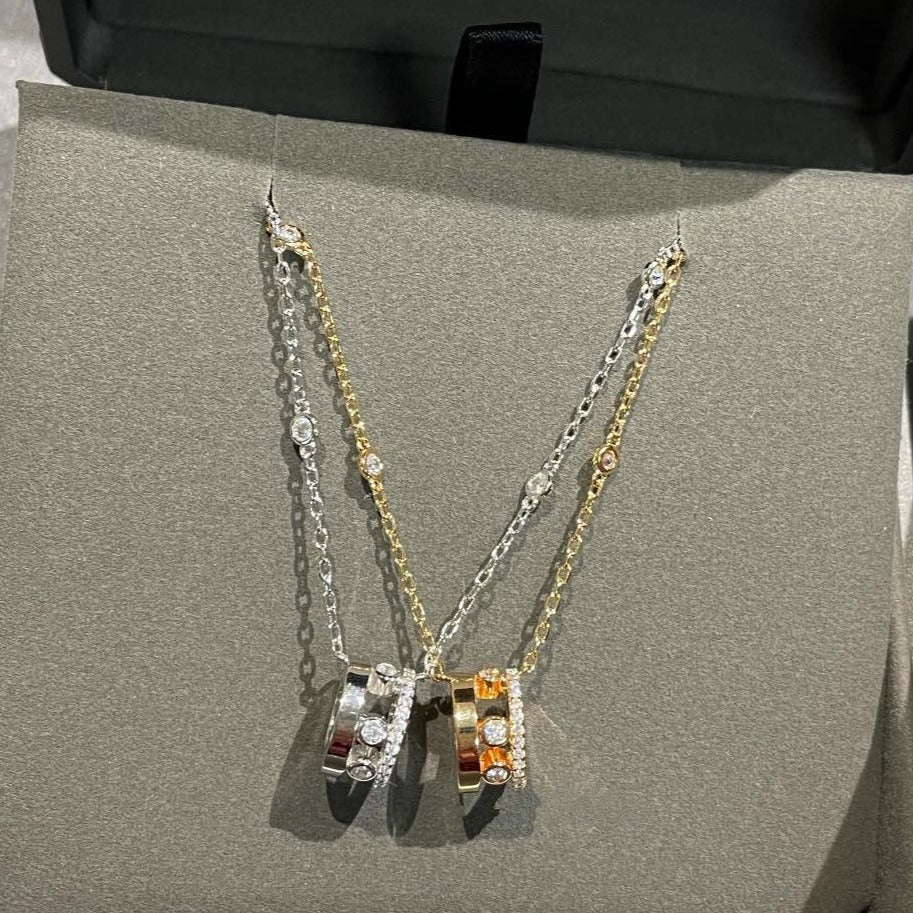 [Rosla]CHAIN MOVE ROMANE PEDAND NECKLACE