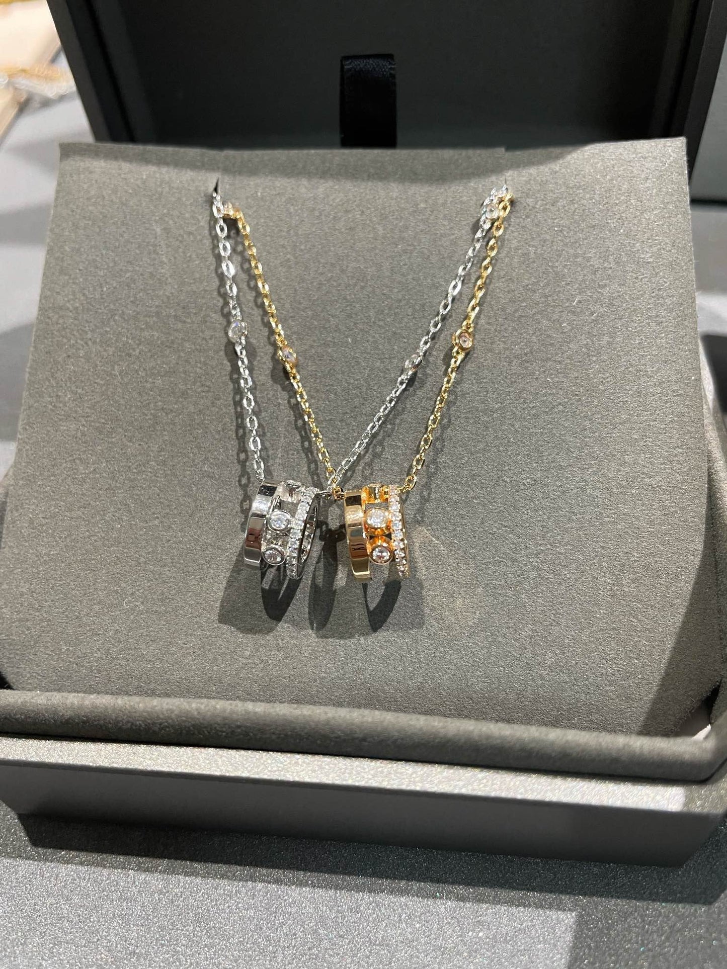 [Rosla]CHAIN MOVE ROMANE PEDAND NECKLACE