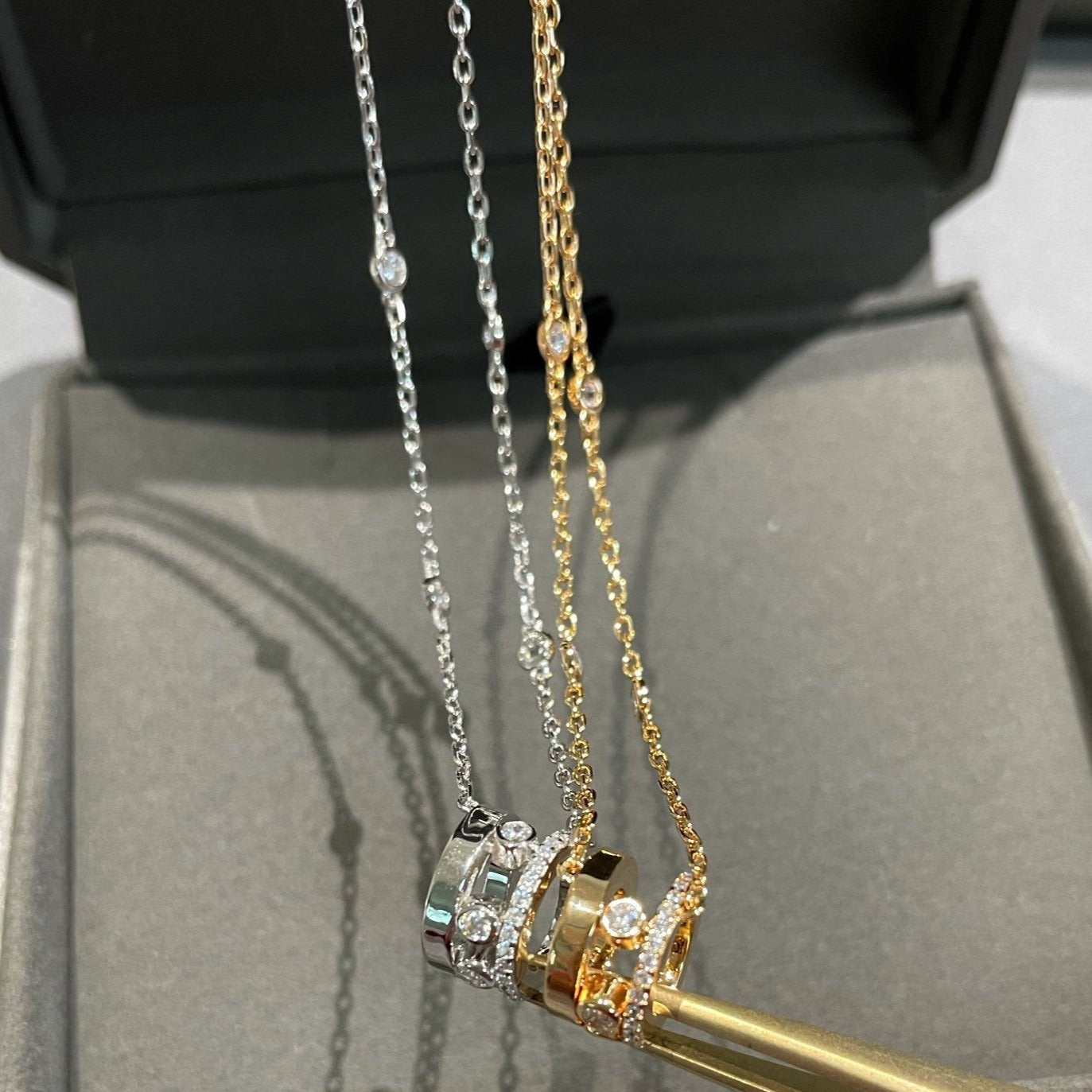[Rosla]CHAIN MOVE ROMANE PEDAND NECKLACE
