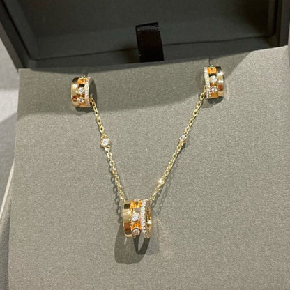 [Rosla]CHAIN MOVE ROMANE PEDAND NECKLACE