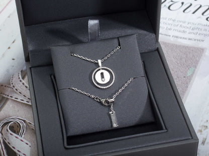 [Rosla]LUCKY MOVE PM NECKLACE SILVER DIAMOND