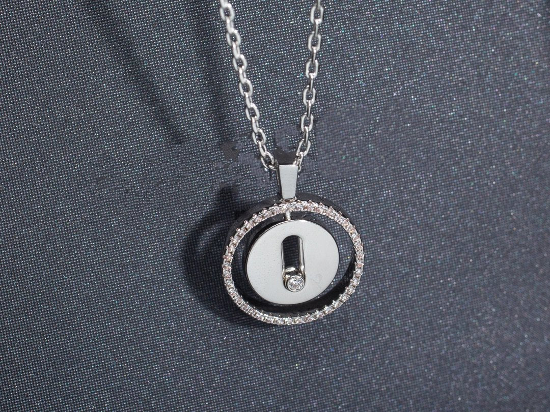 [Rosla]LUCKY MOVE PM NECKLACE SILVER DIAMOND