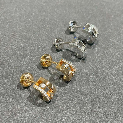 [Rosla]MOVE ROMANE EARRINGS DIAMOND