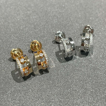 [Rosla]MOVE ROMANE EARRINGS DIAMOND