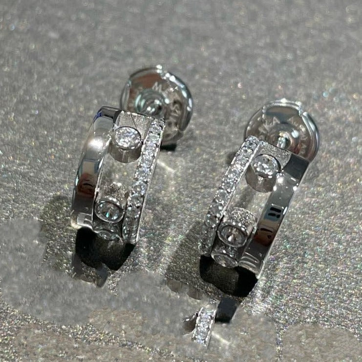 [Rosla]MOVE ROMANE EARRINGS DIAMOND