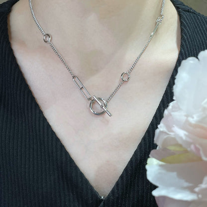 [Rosla]HM STERLING CHAINE D'ANCRE HEART