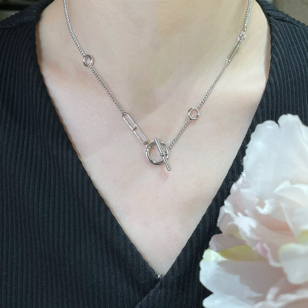 [Rosla]HM STERLING CHAINE D'ANCRE HEART