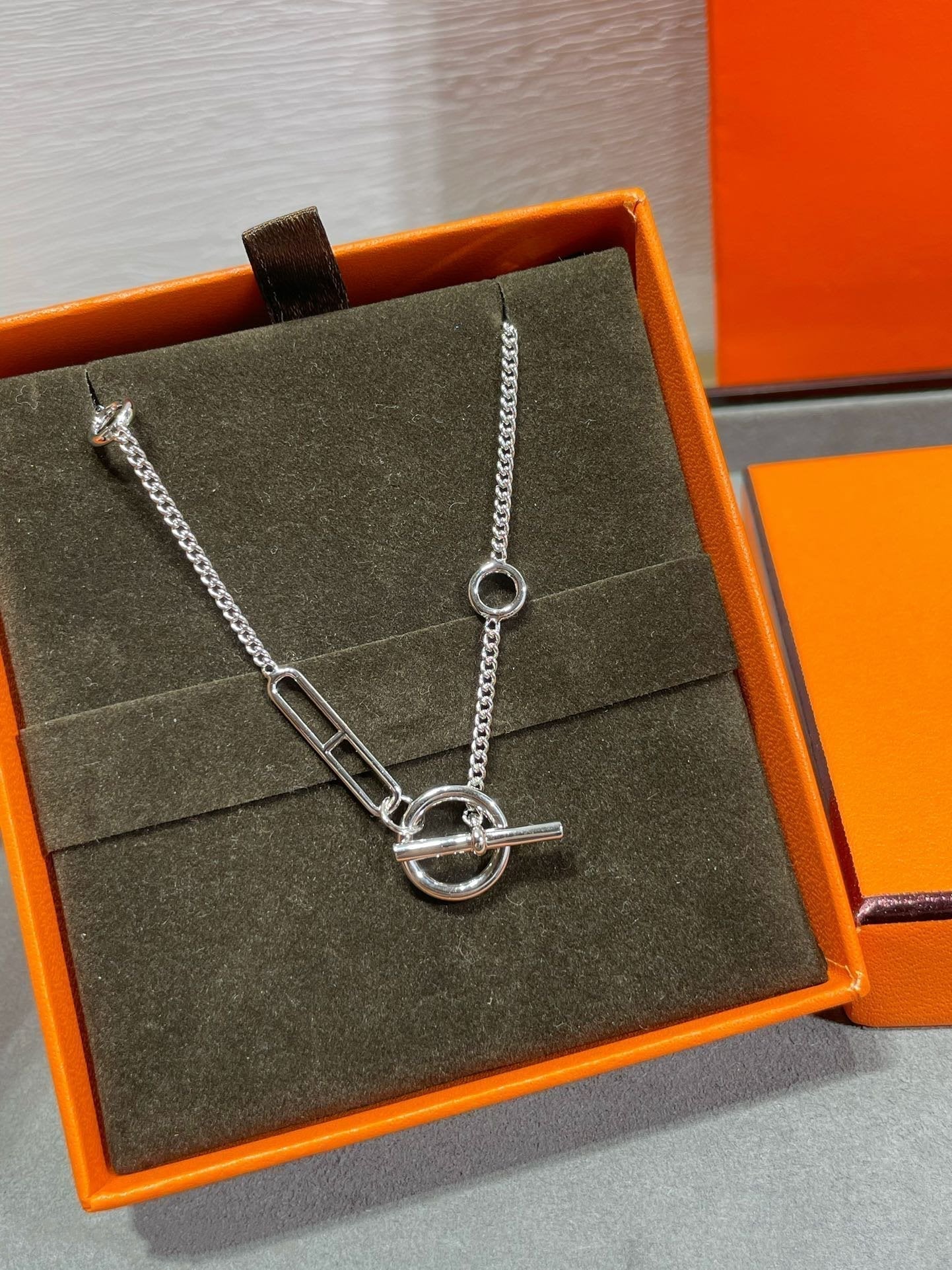 [Rosla]HM STERLING CHAINE D'ANCRE HEART