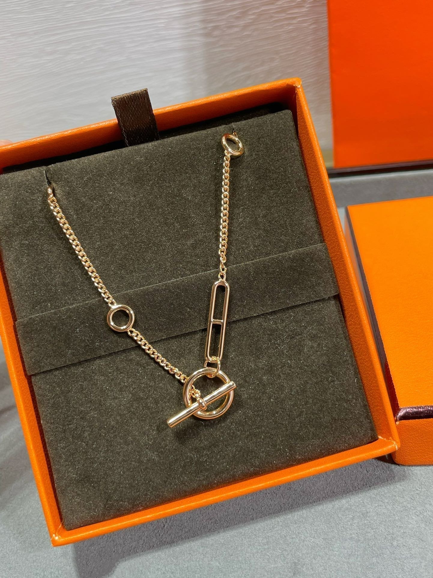 [Rosla]HM STERLING CHAINE D'ANCRE HEART