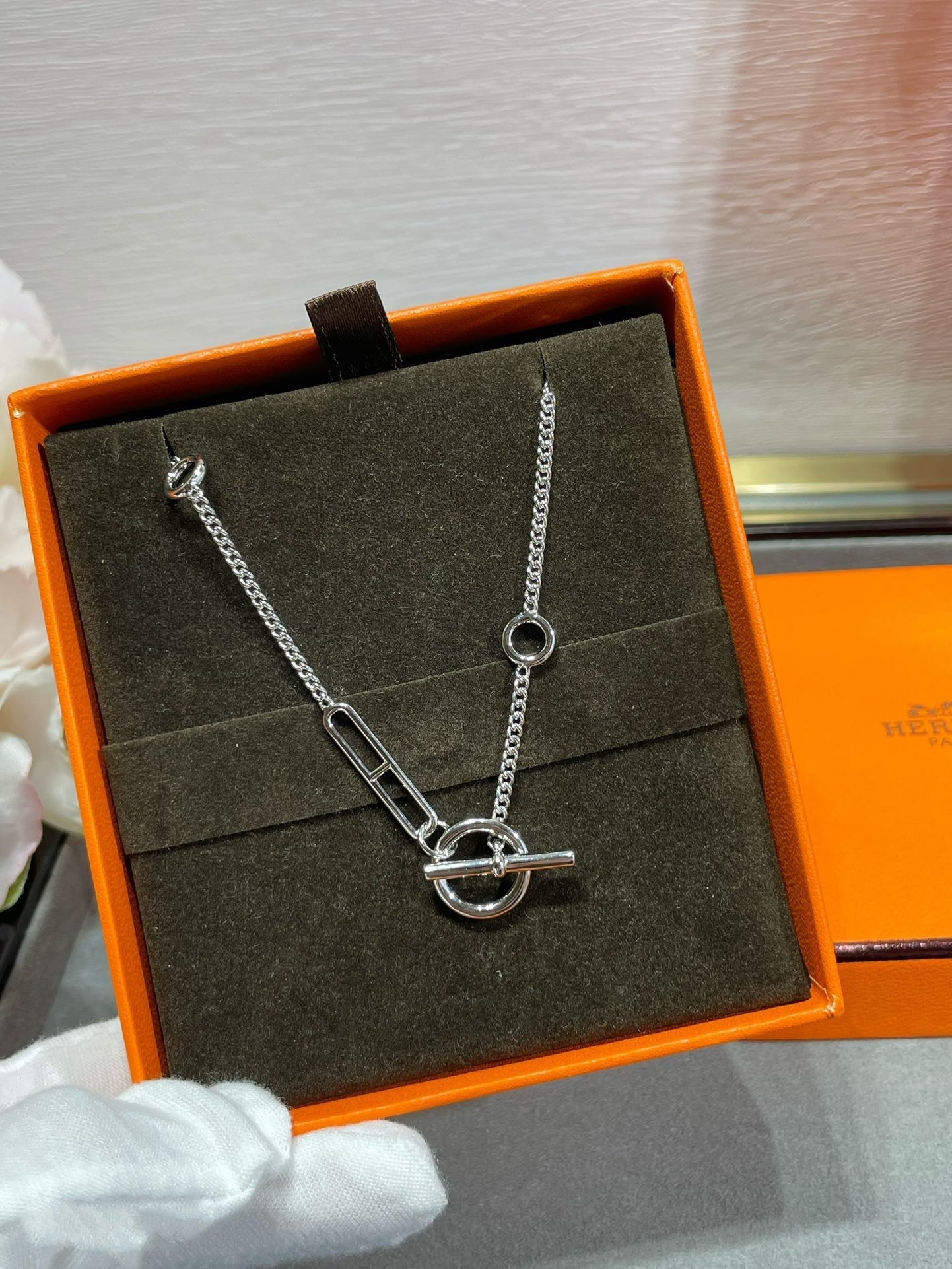 [Rosla]HM STERLING CHAINE D'ANCRE HEART