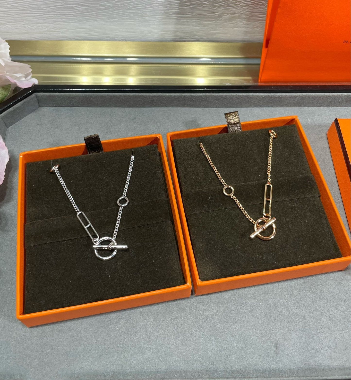 [Rosla]HM STERLING CHAINE D'ANCRE HEART