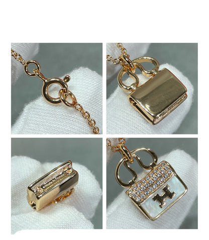[Rosla]H CIRCE MOISSANITE PENDANT NECKLACE GOLD