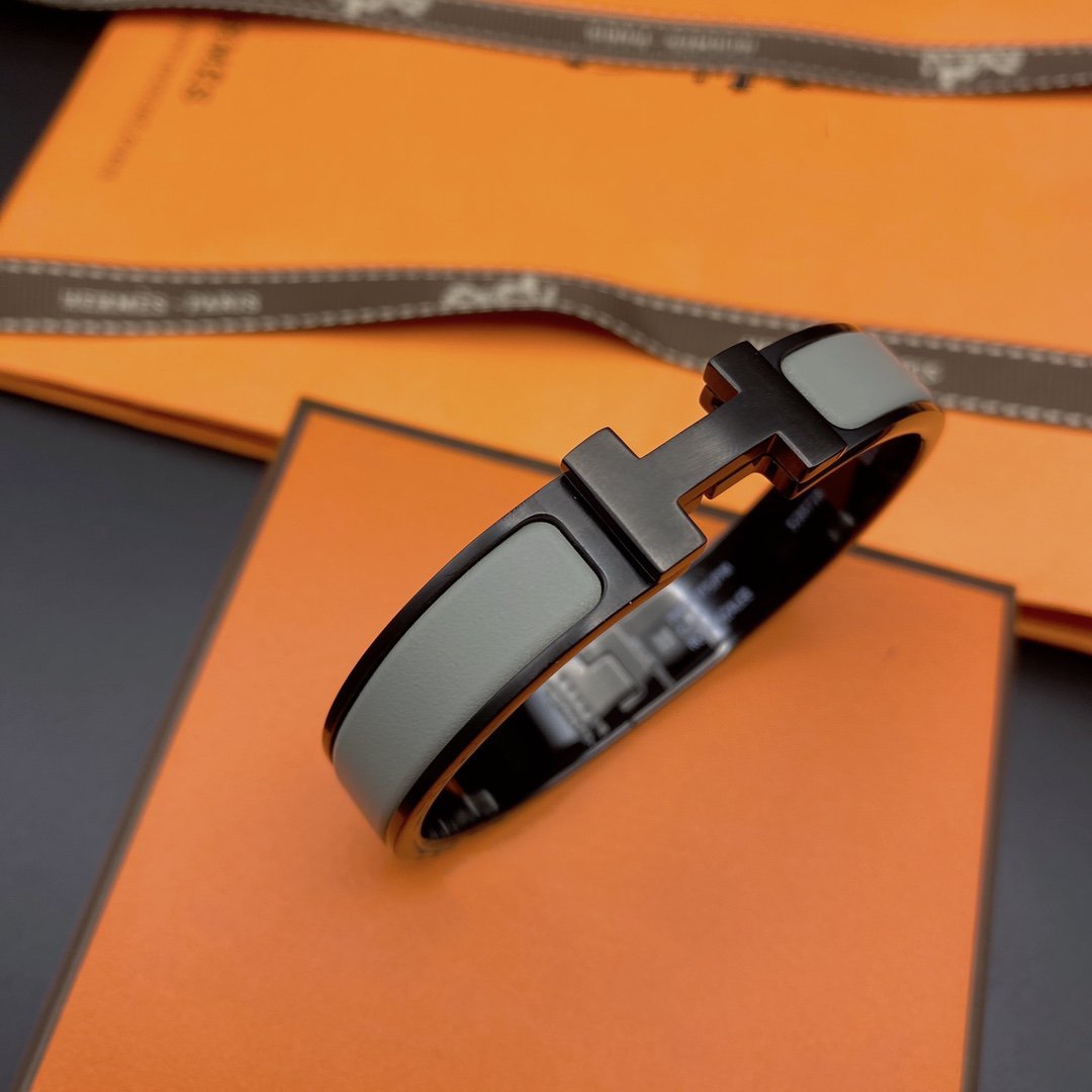 [Rosla]CLIC HM SO BLACK GREY BRACELET