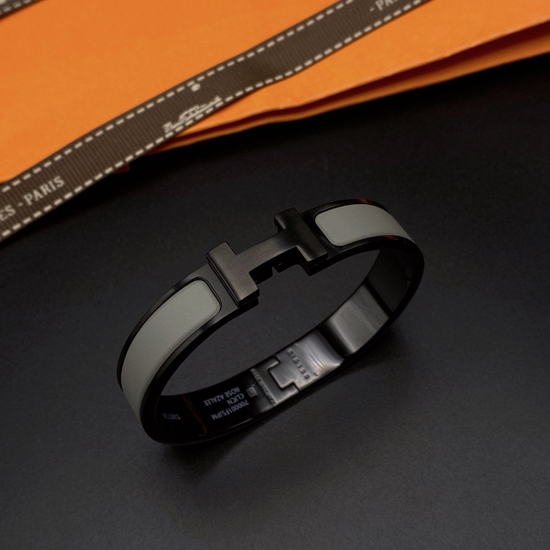 [Rosla]CLIC HM SO BLACK GREY BRACELET