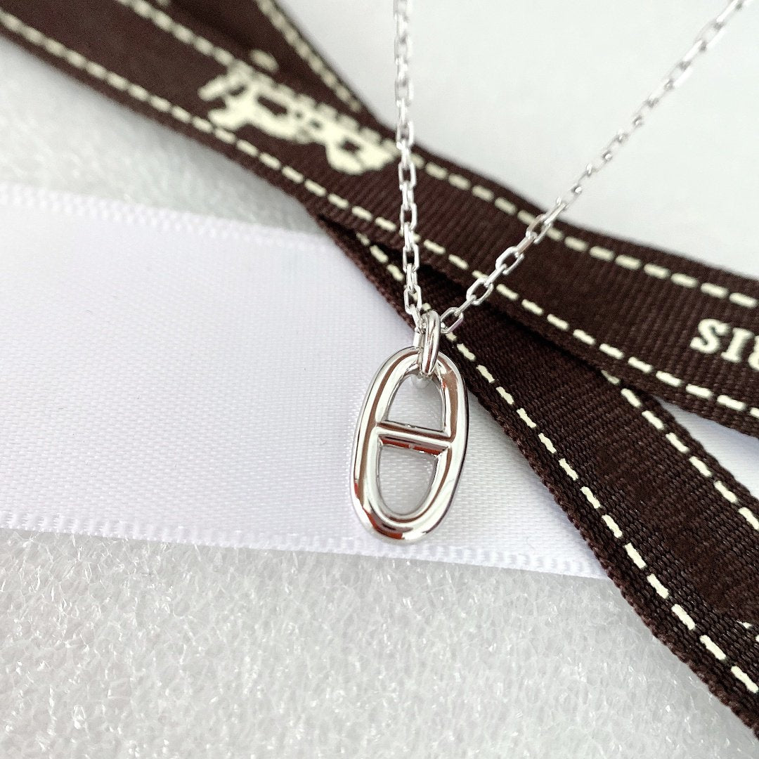 [Rosla]HM PIG NOSE NECKLACE